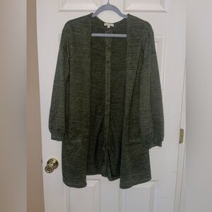Button back cardigan • size small